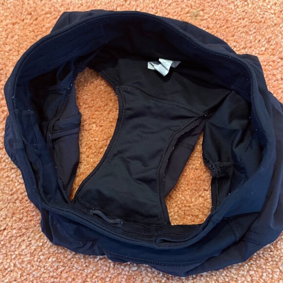 Lululemon Run Times Mid Rise Short II 4" Black Swift Ultra Light Running Shorts - Picture 6 of 10